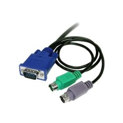 Startech 6 FT 3-IN-1 PS/2 KVM Cable/.