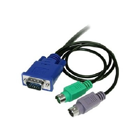 Startech 6 FT 3-IN-1 PS/2 KVM Cable/.