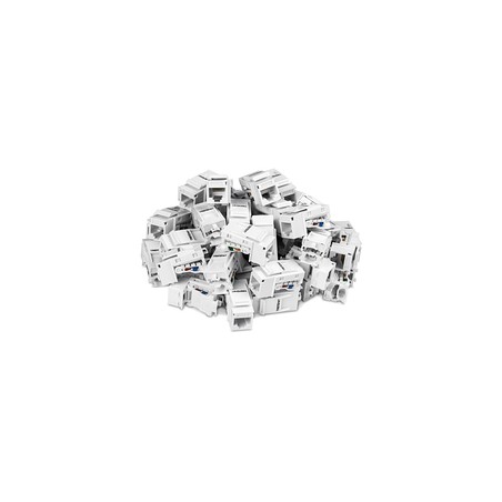 50 PACK CAT6 KEYSTONE JACK/RJ-45