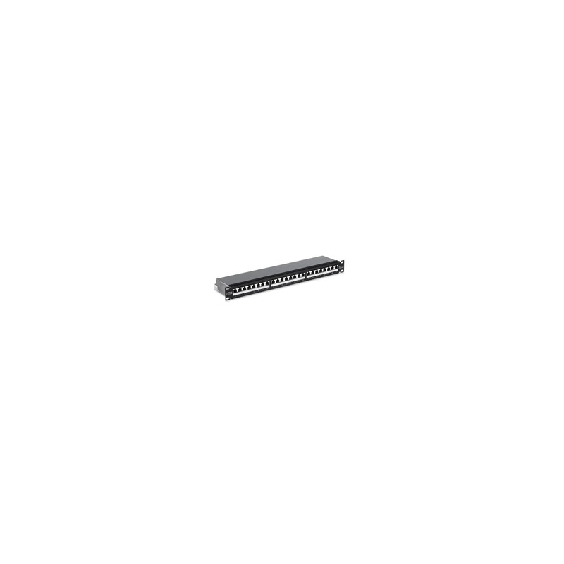 24-PORT CAT6A PATCH PANEL/SHIELDED