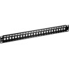 24-PORT BLANK 1U PATCH PANEL/KEYSTONE SHIELDED