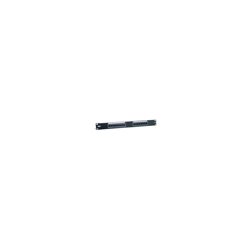 CAT6 16-PORT/UNSHIELDED PATCH PANEL