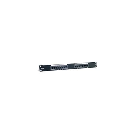 CAT6 16-PORT/UNSHIELDED PATCH PANEL