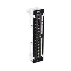 TRENDnet 12-Port CAT6 Unshielded Wall/PP With 89D Bracket