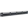 CAT6 24-PORT/UNSHIELDED PATCH PANEL