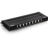 8-PORT CAT6A SHIELDED WALL/MOUNT PATCH PANEL