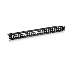 24-PORT 1U PATCH PANEL/BLANK KEYSTONE