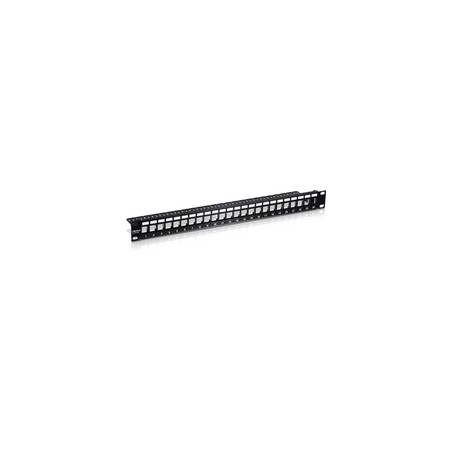 24-PORT 1U PATCH PANEL/BLANK KEYSTONE