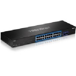 TRENDnet 24-Port Gigabit Switch/With 2X10G SFP+ Slots