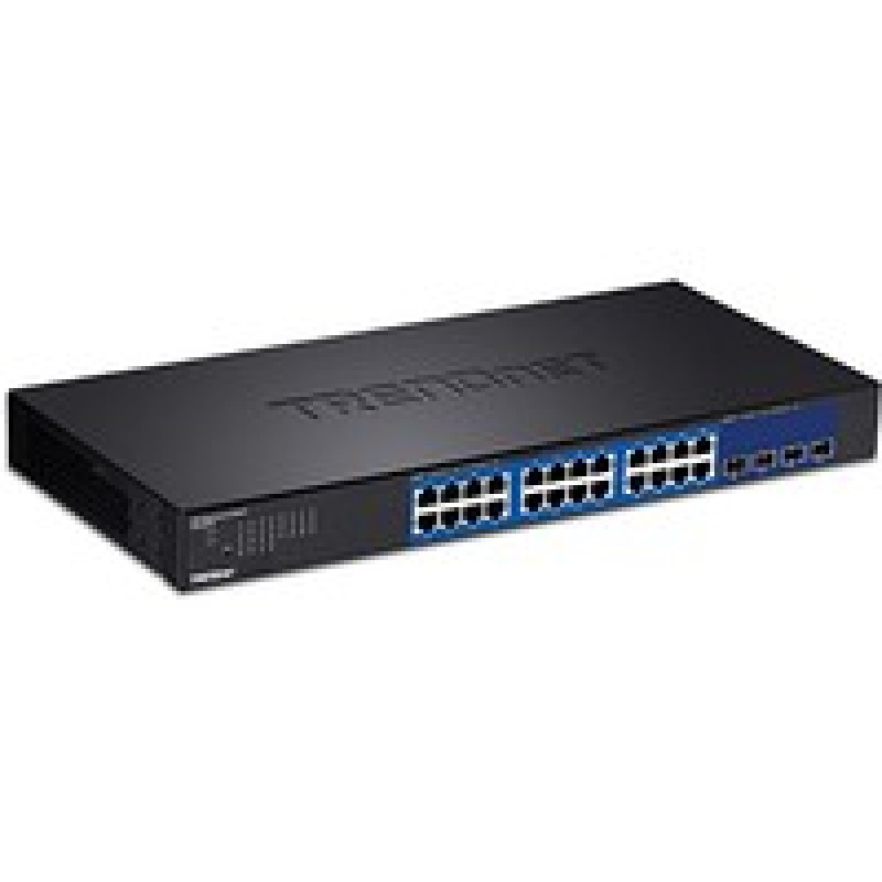 TRENDnet 24-Port Gigabit Web Smart/4 X 10G SFP+ Slots