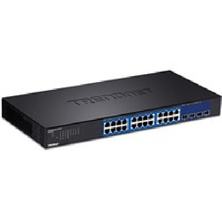 TRENDnet 24-Port Gigabit Web Smart/4 X 10G SFP+ Slots