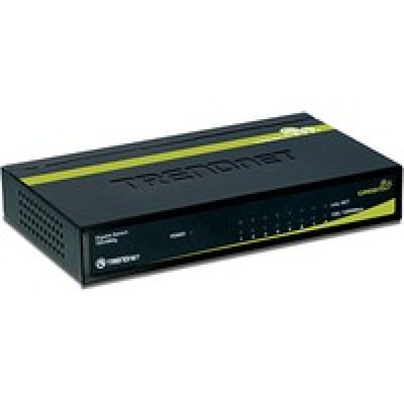 TRENDnet 8-Port Gigabit Greennet Switch//W Metal Case