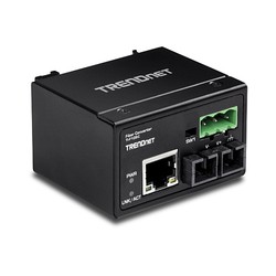 HARDENED INDUSTRIAL 100BASE-FX/SNGL MODE SC FIBER CONVERT 2KM