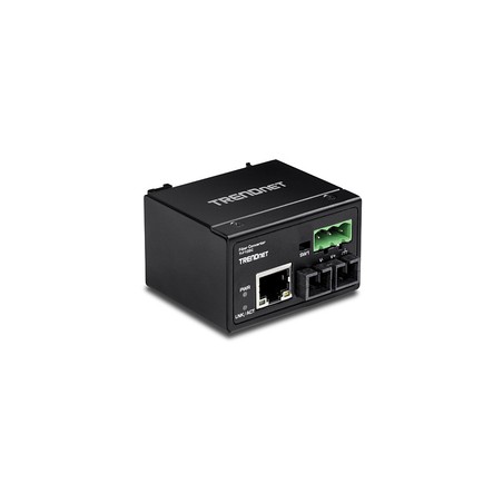 HARDENED INDUSTRIAL 100BASE-FX/SNGL MODE SC FIBER CONVERT 2KM