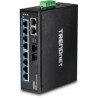 TRENDnet 10-Port Hardened Industrial/Gigabit DIN-Rail Switch