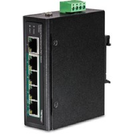 TRENDnet 5-Port Ind.Fast Eth PoE+ Switch/DIN-Rail