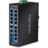 TRENDnet 16-Port Hardened Industrial/GB DIN-Rail Switch