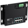 10-P. IND.GB POE+WALL-MT SWITCH/FRONT ACCESS POE+