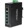 TRENDnet 5-Port Industrial Gigabit PoE+/DIN-Rail Switch