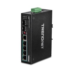 6-PORT HARDENED INDUSTRIAL/GIGABIT POE+ SWITCH
