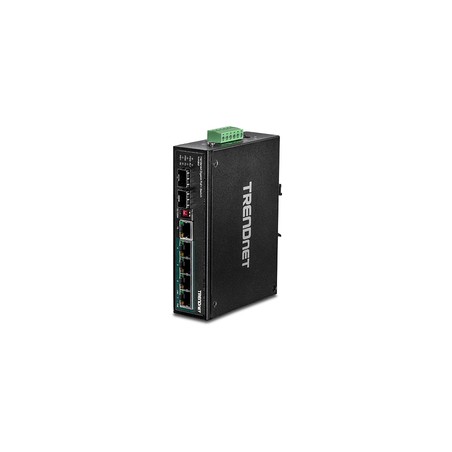 6-PORT HARDENED INDUSTRIAL/GIGABIT POE+ SWITCH