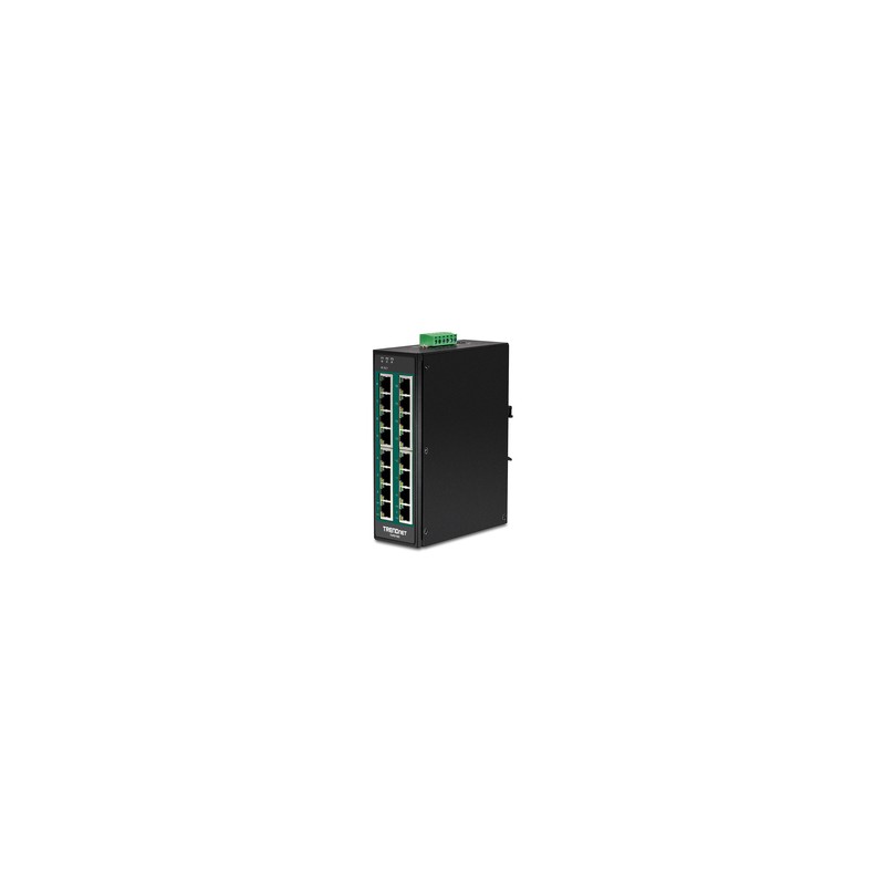 16-PORT HARD.IND.GB POE+ SWITCH/DIN-RAIL
