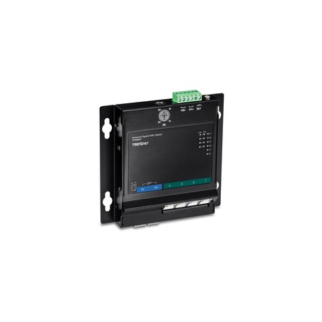 TRENDnet 6-Port Industrial Gigabit PoE+/Wall-Mounted FAS
