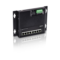 8-PORT INDUSTRIAL GIGABIT POE+/WALL-MOUNT FRONT ACCESS SWITCH