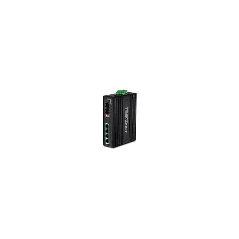6-PORT HARDENED INDUSTRIAL GIGA/POE+ SWITCH /W 2 SFP