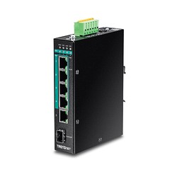 6PORT HARDENED INDUST GIGABIT/POE+ LAYER 2 MND DIN-RAIL SWITCH