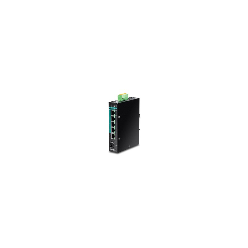 6PORT HARDENED INDUST GIGABIT/POE+ LAYER 2 MND DIN-RAIL SWITCH