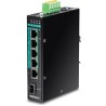 TRENDnet 6PORT Hardened Indust Gigabit/PoE+ Layer 2 MND DIN-Rail Switch