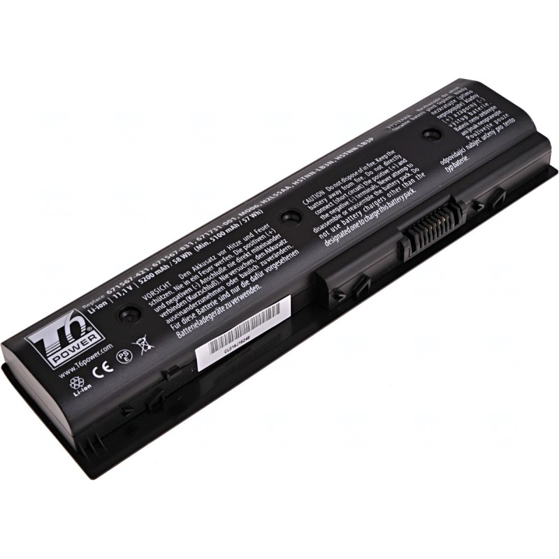 Baterie T6 Power HP Pavilion dv4-5000, dv6-7000, dv7-7000, m6-1000, 5200mAh, 58Wh, 6cell