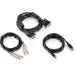TRENDnet 10 FT. DVI-I USB And Audio/KVM Cable Kit
