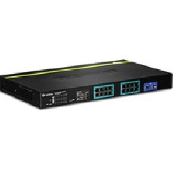 TRENDnet 16X Gigabit Web Smart PoE+/Switch 2X Shared Mini-GBIC