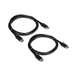 6 FT. DISPLAYPORT 1.2 CABLE/2 PACK