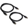 6 FT. DISPLAYPORT 1.2 CABLE/2 PACK