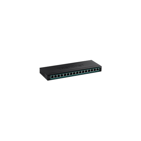 TRENDnet 16-Port Gigabit PoE+ Switch/123W