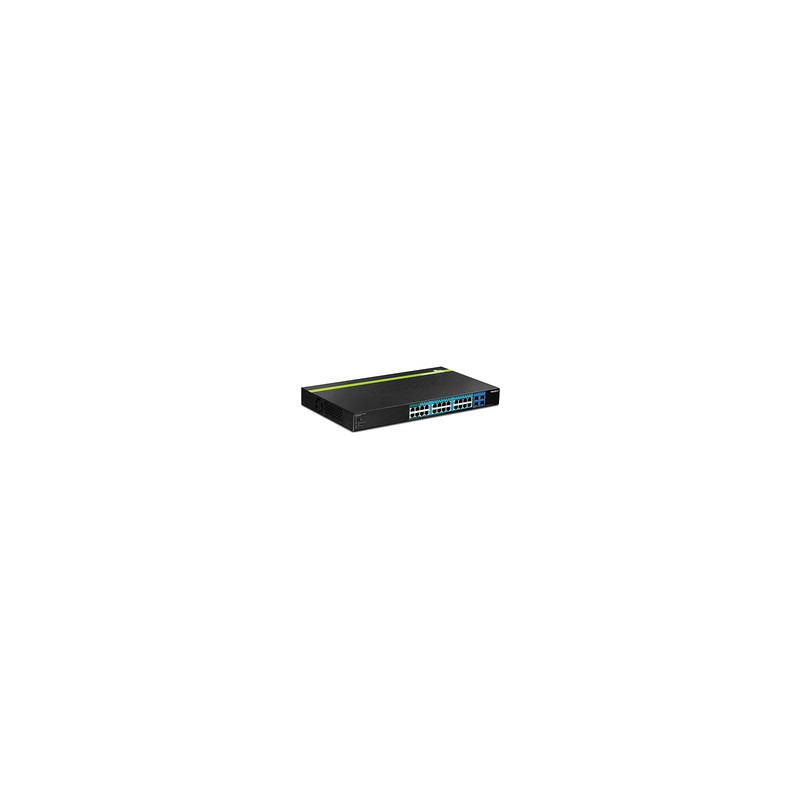 28-PORT WEB SMART POE+ SWITCH/(185W) GIGABIT