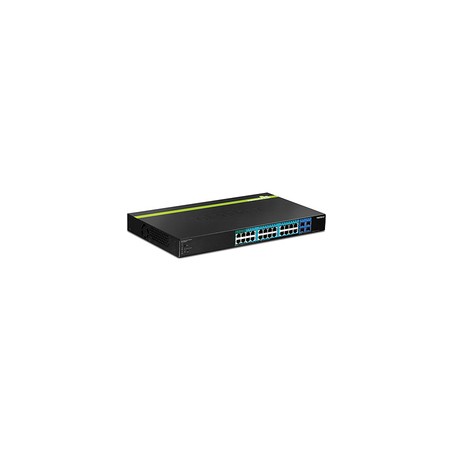 28-PORT WEB SMART POE+ SWITCH/(185W) GIGABIT