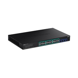 28-PORT GIGABIT WEB SMART POE+/SWITCH WITH 10G SFP+ SLOTS