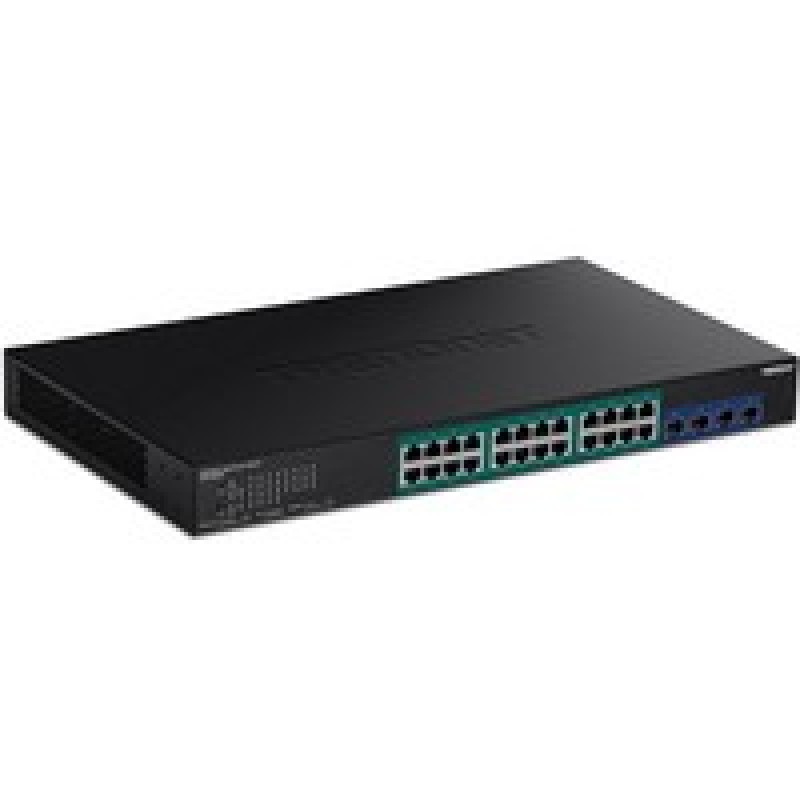 TRENDnet 28-Port Gigabit Web Smart PoE+/Switch With 10G SFP+ Slots