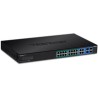 TRENDnet 20-Port GB Web Smart PoE+/Switch W/ 2 SH SFP Slots