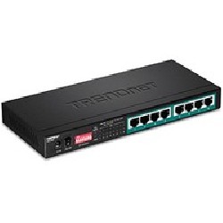 TRENDnet 8-Port Gigabit PoE+ Switch/Long Range