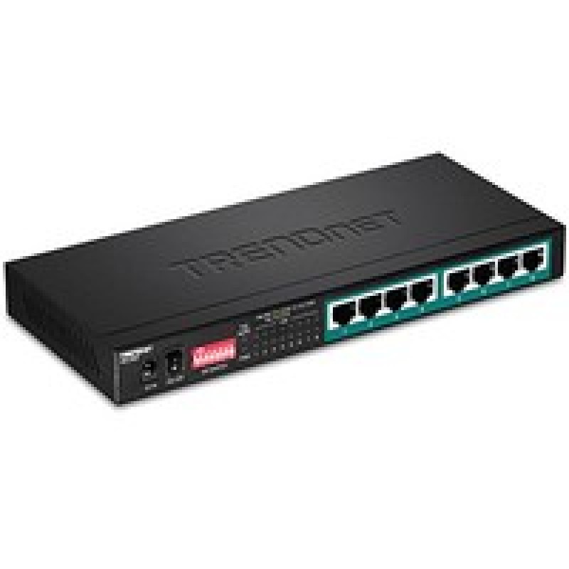 TRENDnet 8-Port Gigabit PoE+ Switch/Long Range