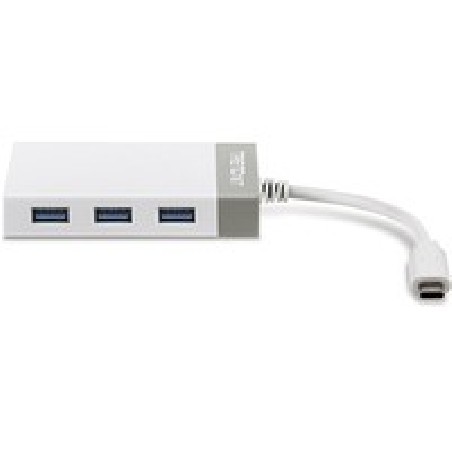 TRENDnet USB-C TO Gigabit Ethernet Adapt/+ USB Hubtba