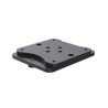 Ergonomic Solutions Spacepol Tabprint Curve Flat/Mount Black