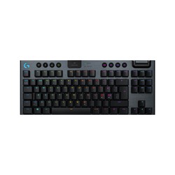 Logitech G915 TKL Lightsp Wrls RGB Meckb/GL Clicky - Carbon Pan - Nordic