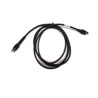 Zebra Cable - Shielded USB: Series A Connector, 7FT. (2M), Straight, BC 1.2 (High Current), -30C