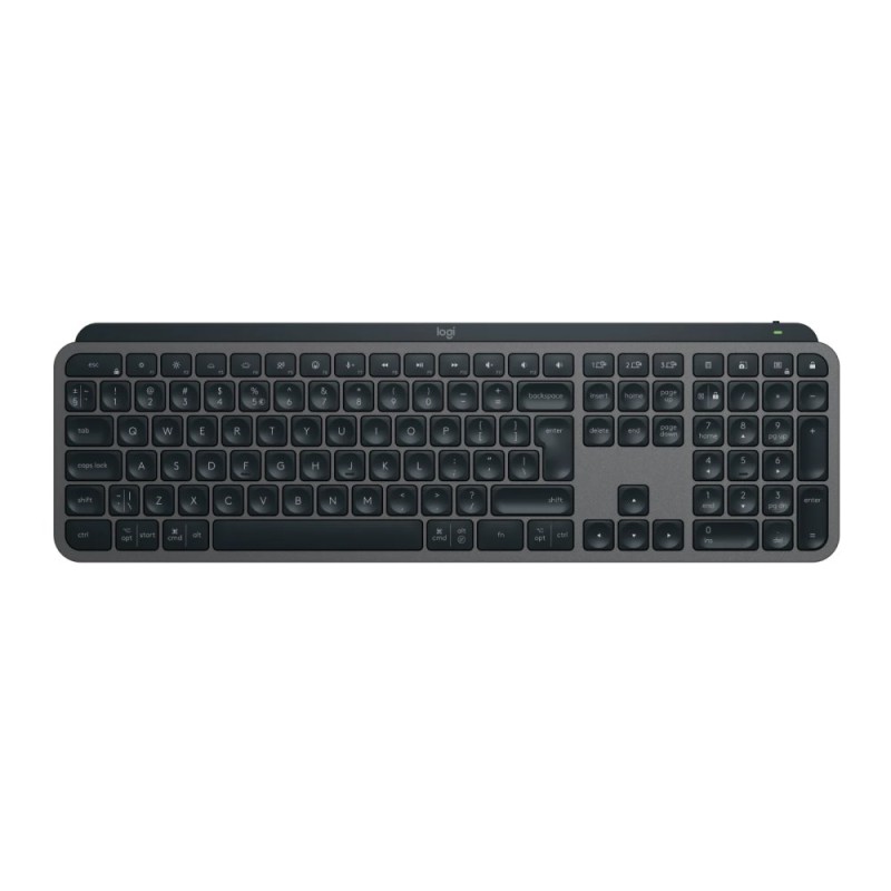 Logitech MX KEYS S/Bezdrátová USB + Bluetooth/US layout/Grafitová